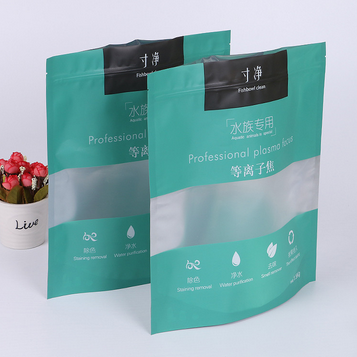 水族專(zhuān)用自立自封包裝袋 鋁箔包裝袋透明鏤空袋