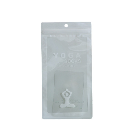 英文服裝包裝袋簡約環保衛生冰袖絲襪瑜伽襪包裝袋pe自封袋批發