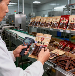 牛肉干包裝袋定制-工廠質(zhì)檢場(chǎng)景