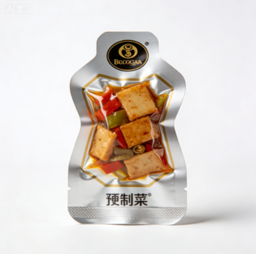 預制菜異形定制包裝袋 食品級復合材質 可定制造型 高端禮盒配套袋