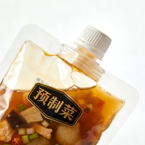 預(yù)制菜高溫殺菌四邊封袋 121℃可殺菌 高阻隔EVOH材質(zhì) 批量定制易撕口