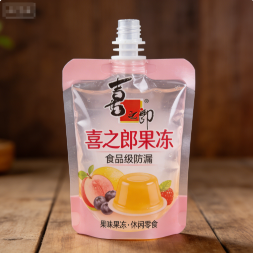 喜之郎果凍自立吸嘴袋 食品級防漏 果味果凍休閑零食定制包裝