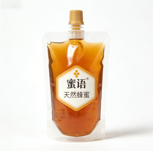蜂蜜自立吸嘴袋 高阻隔保鮮袋 食品級液體蜂蜜包裝定制